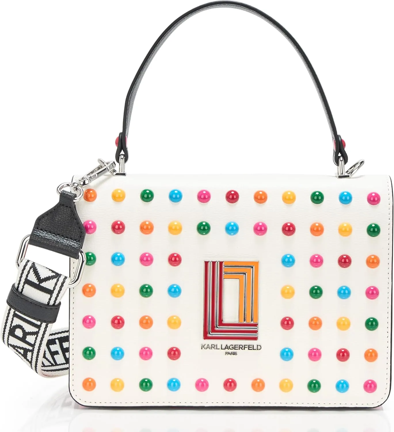 KARL LAGERFELD Paris Women's Simone Logo Crossbody