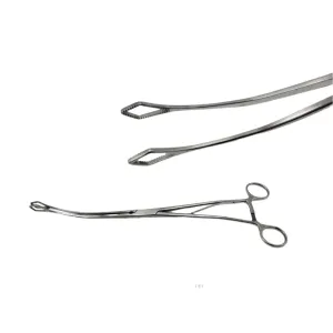 Karl Storz 40400G Grasping Forceps Self Fenestrated w/ Ratchet Handle 13-1/4