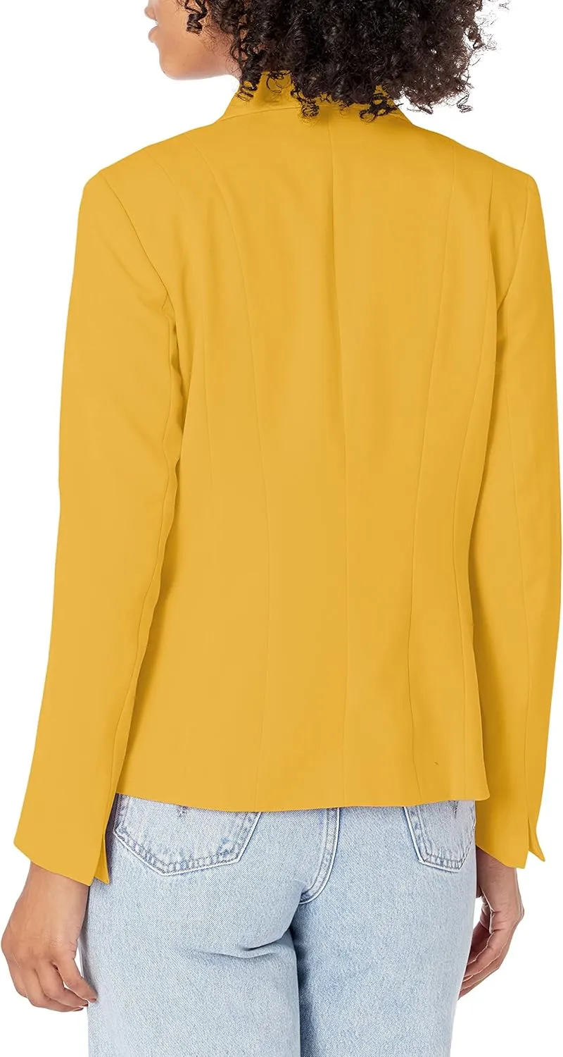 Kasper Women's 1 Button Panel Seamed Jacket W/ 2 Slit