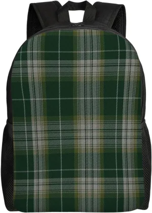 Kelso Tartan Minimalist Laptop Backpack – Waterproof Business Travel Bag, Breathable Design, Modern Work & Leisure