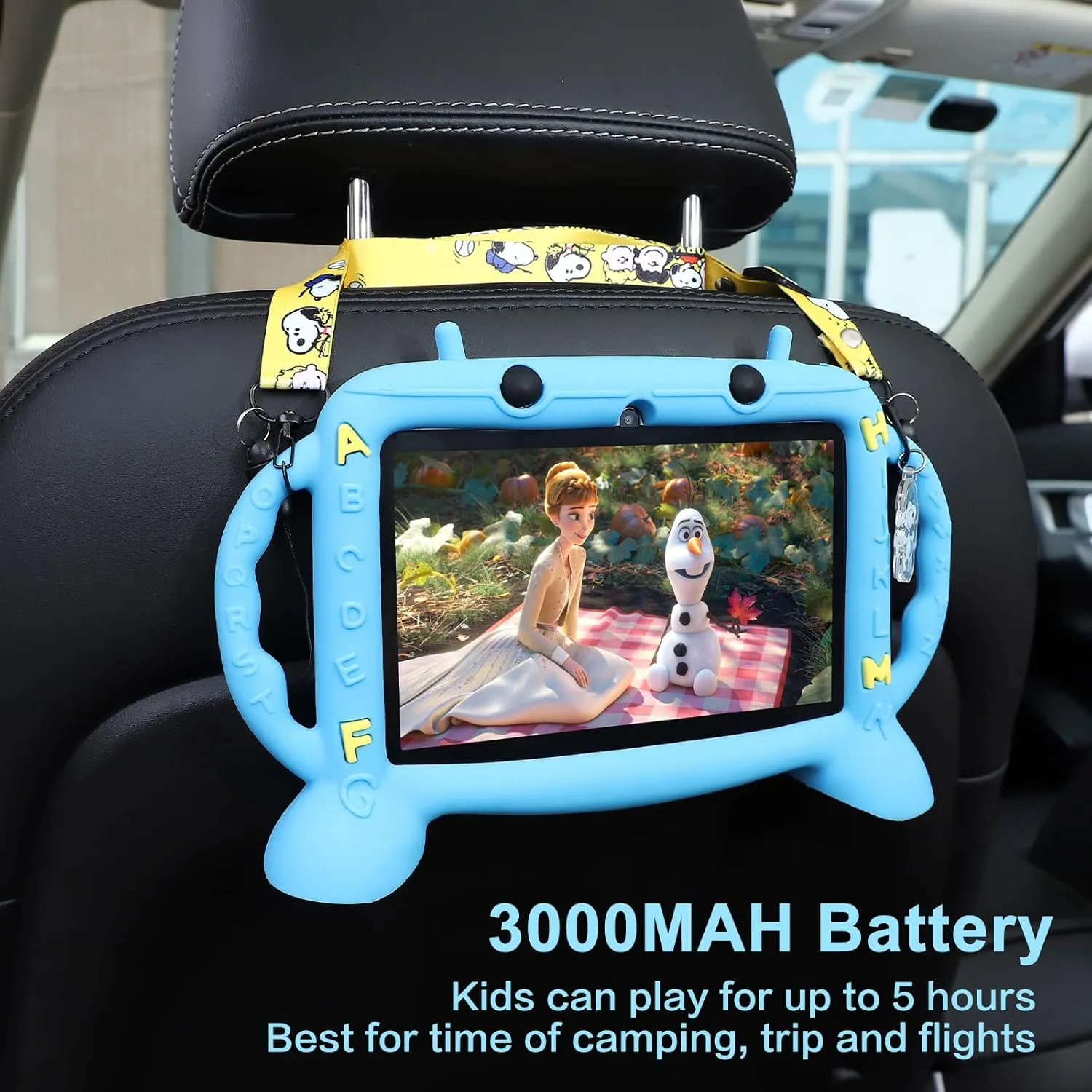 Kids Tablet, 7 inch Tablet for Kids 3-10, Educational Learning Toddler Tablet Android 11, 3GB RAM 32GB ROM Storage, Google Play YouTube, Girl boy Gift (Blue)