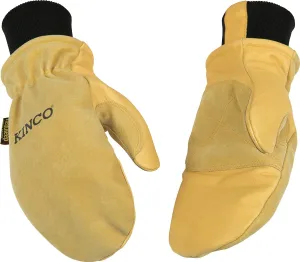 Kinco, KIN-901T, Premium Leather Work and Ski Mitt with Nikwax Waterproof Wax, Apparel Gloves