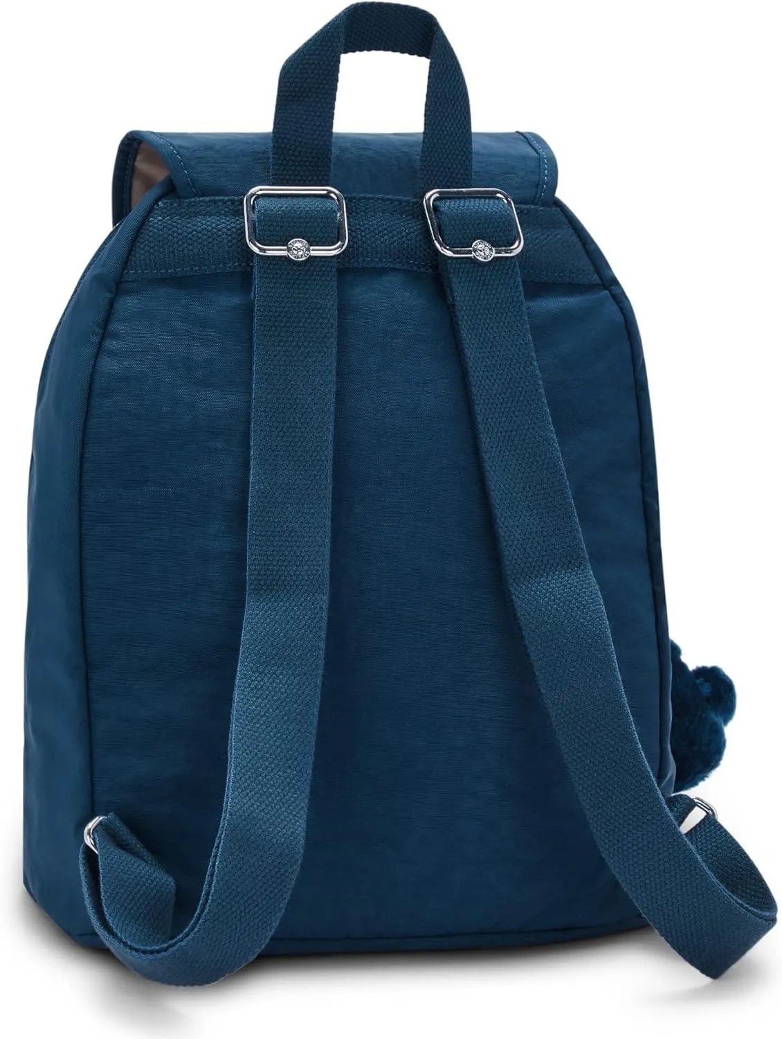 Kipling Women's Queenie Backpack, Adjustable Backpack Straps, Monkey Keychain, Key Clasp, Top Carry Handle