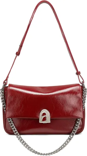 LA FESTIN Leather Crossbody Purse for Women Small Shoulder Bag with Adjustable Strap Trendy Designer Purses and Handbags