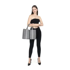 Lana Geometric Box Bag - Black