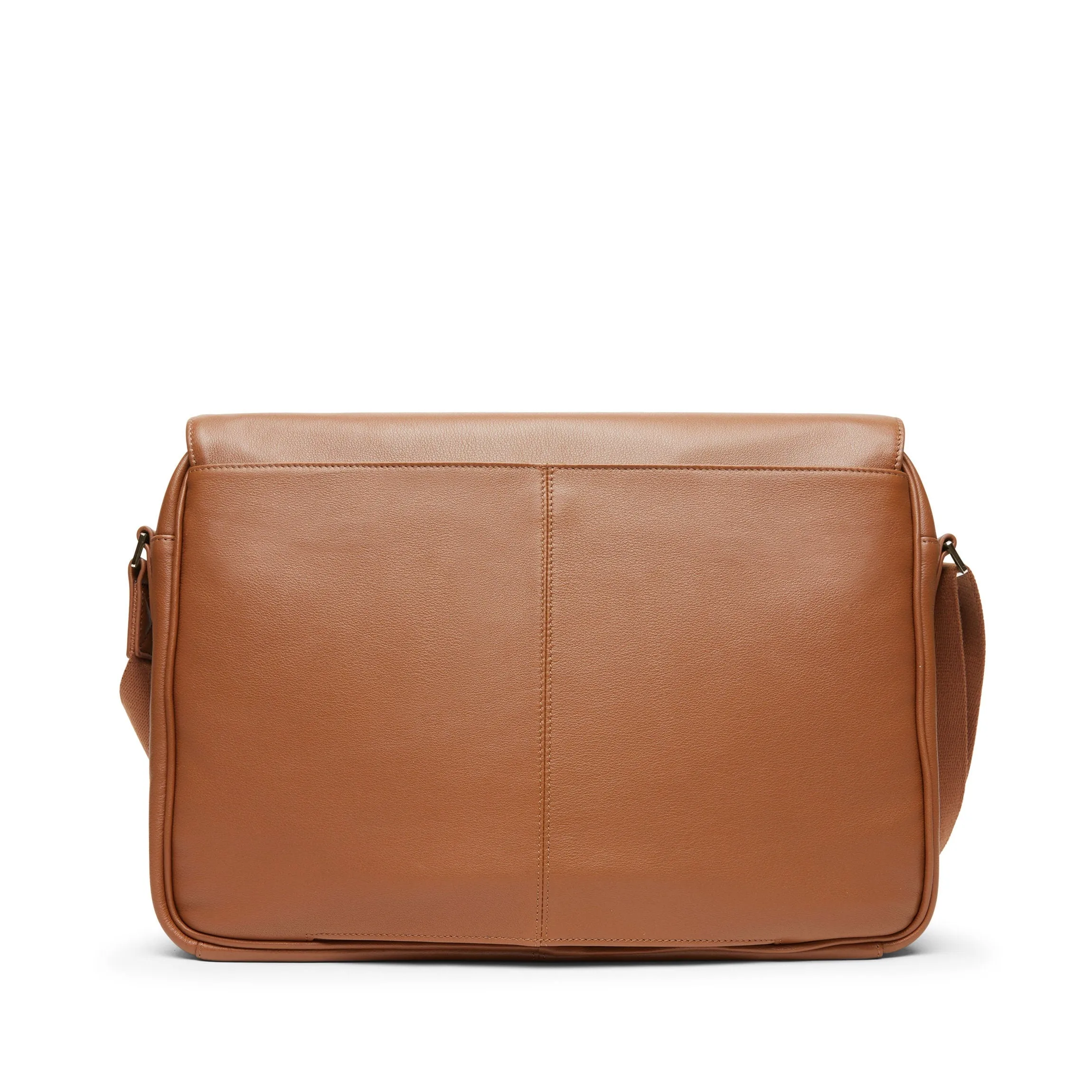 Laptop Messenger Bag Cognac