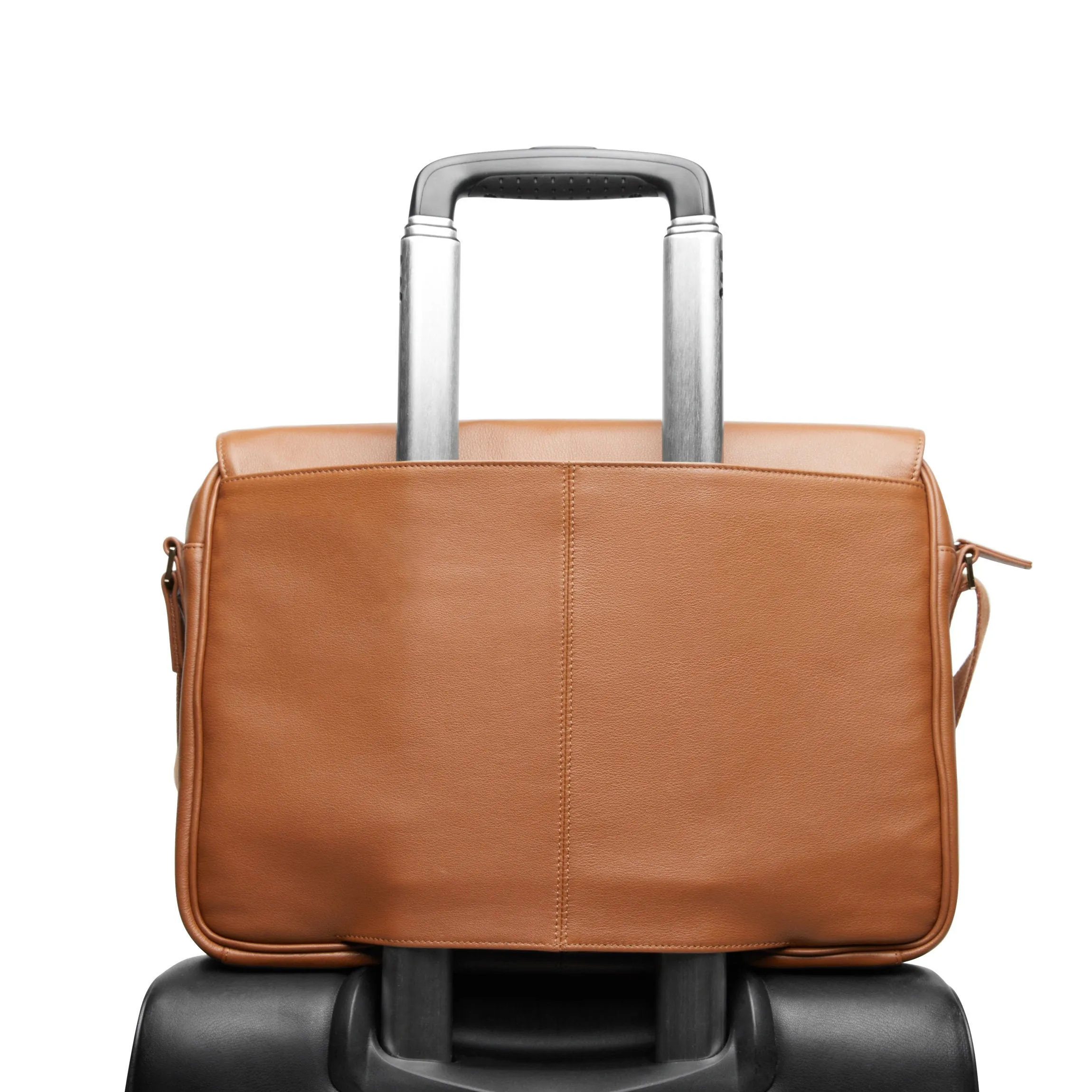 Laptop Messenger Bag Cognac
