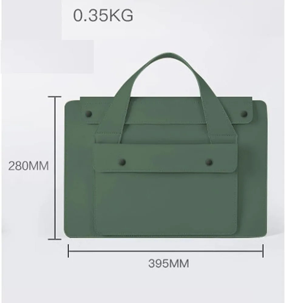 Laptop Tote Bag 16 Inch Tablet Case Accordion Style Computer Handbag Large Capacity Portable Work Travel Briefcase