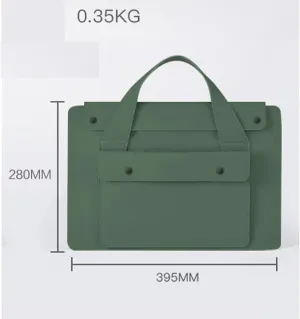 Laptop Tote Bag 16 Inch Tablet Case Accordion Style Computer Handbag Large Capacity Portable Work Travel Briefcase