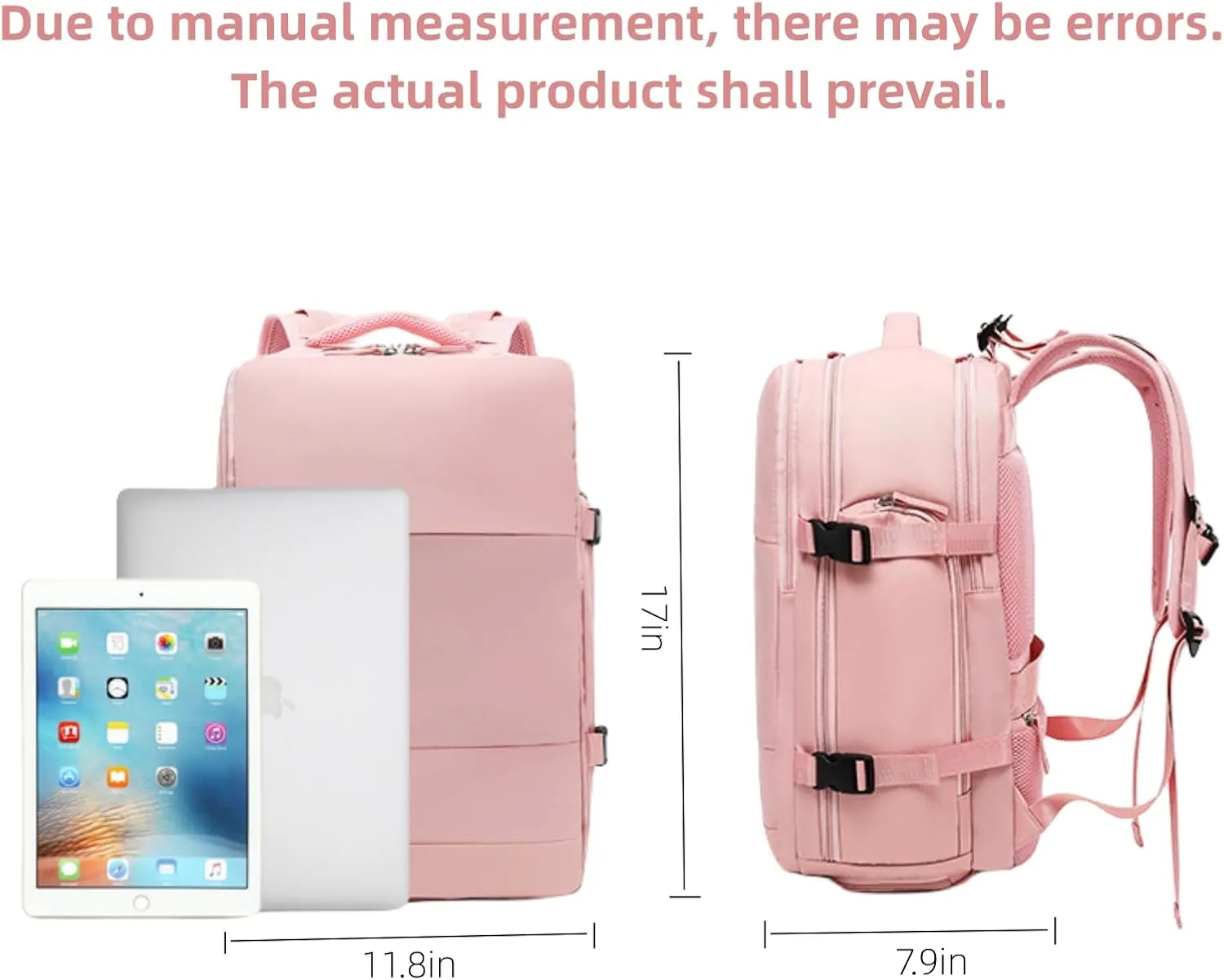 Large Travel Backpack for Women Waterproof Outdoor Hiking Backpack with USB Charging Port Shoes Compartment