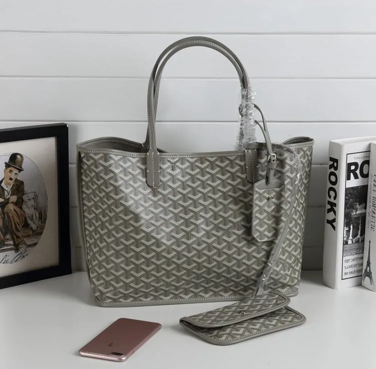 LDGY Double-sided Genuine Leather Tote - M/L