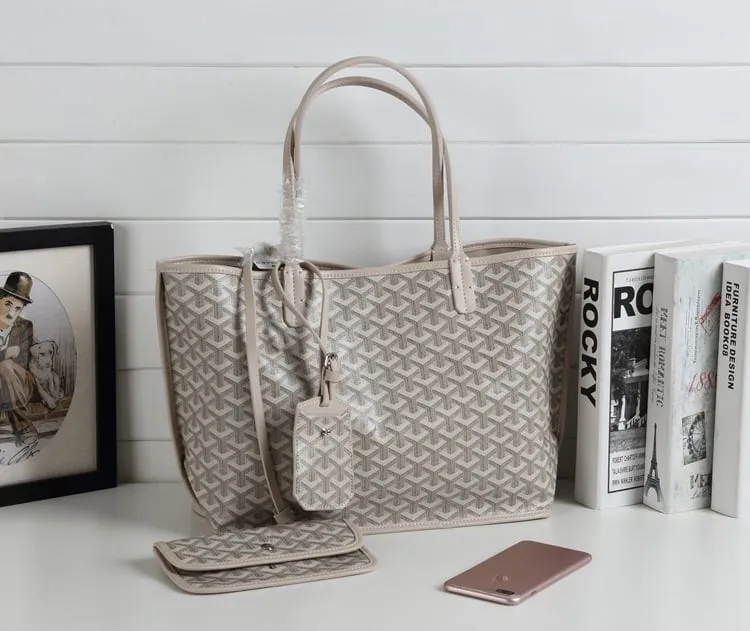 LDGY Double-sided Genuine Leather Tote - M/L
