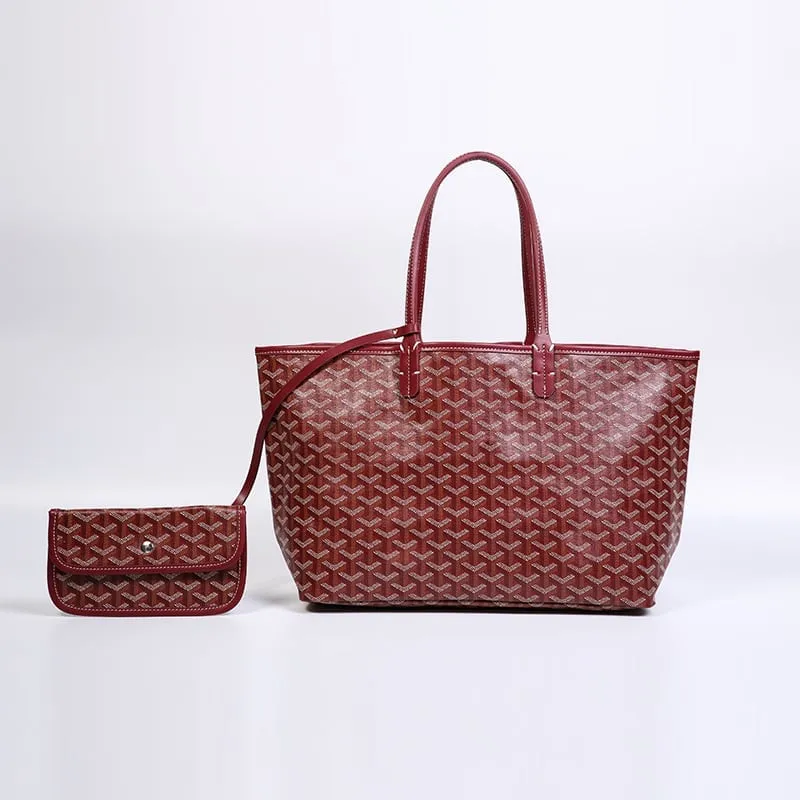 LDGY Large Genuine Leather Tote Bag