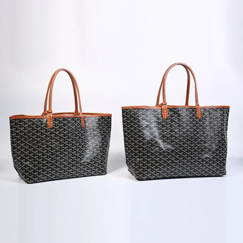 LDGY Large Genuine Leather Tote Bag