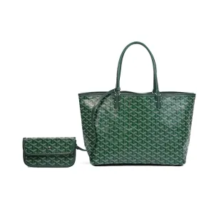 LDGY Large Genuine Leather Tote Bag