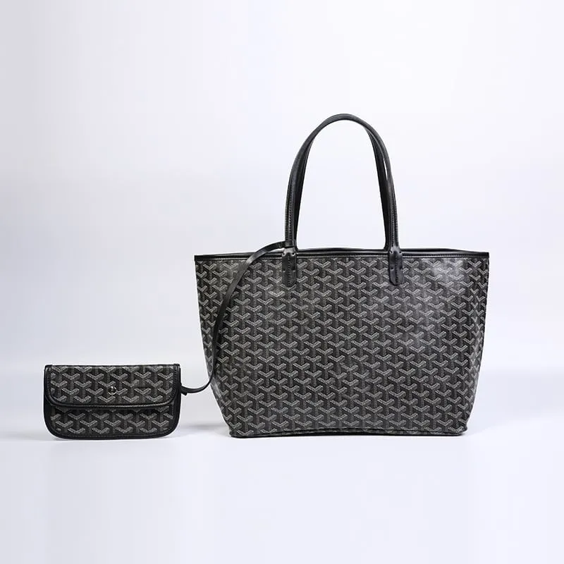 LDGY Large Genuine Leather Tote Bag