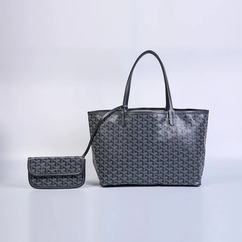 LDGY Large Genuine Leather Tote Bag