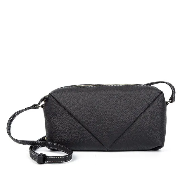 LDROW Small Trinity 90's Purse in Leather _ Black