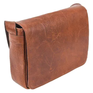Leather 13inch Notebook Messenger Shoulder Work Bag