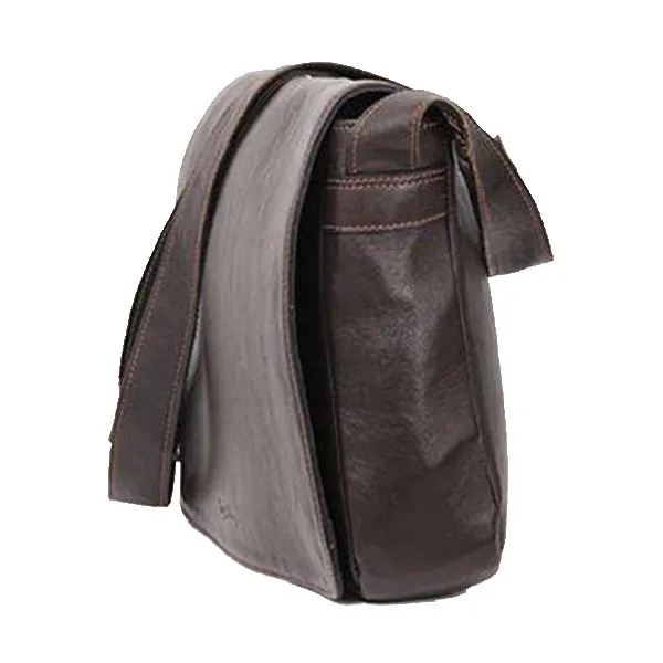 Leather 13inch Notebook Messenger Shoulder Work Bag