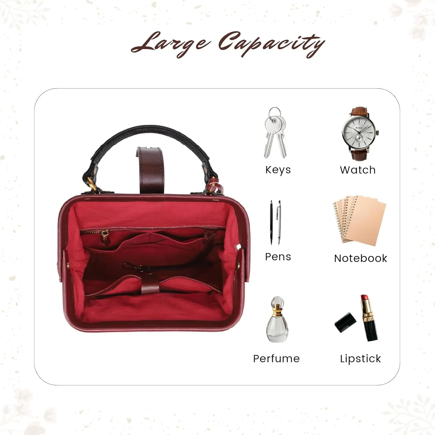 Leather Backpack for Men and Women - Business Rucksack Laptop Bag