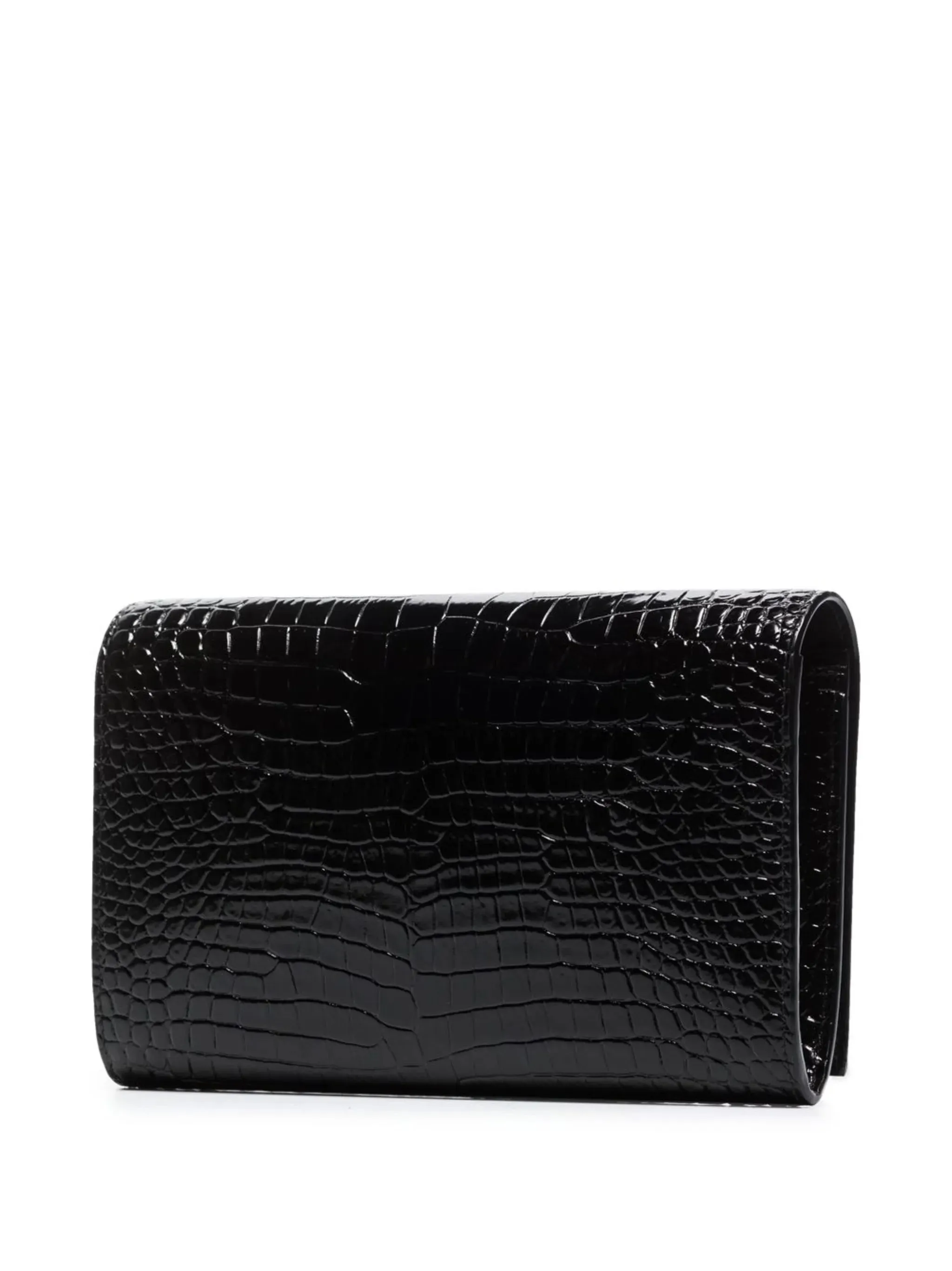 leather Comprehensive selection Efficient communication bag glossy crocodile-embossed crossbody
