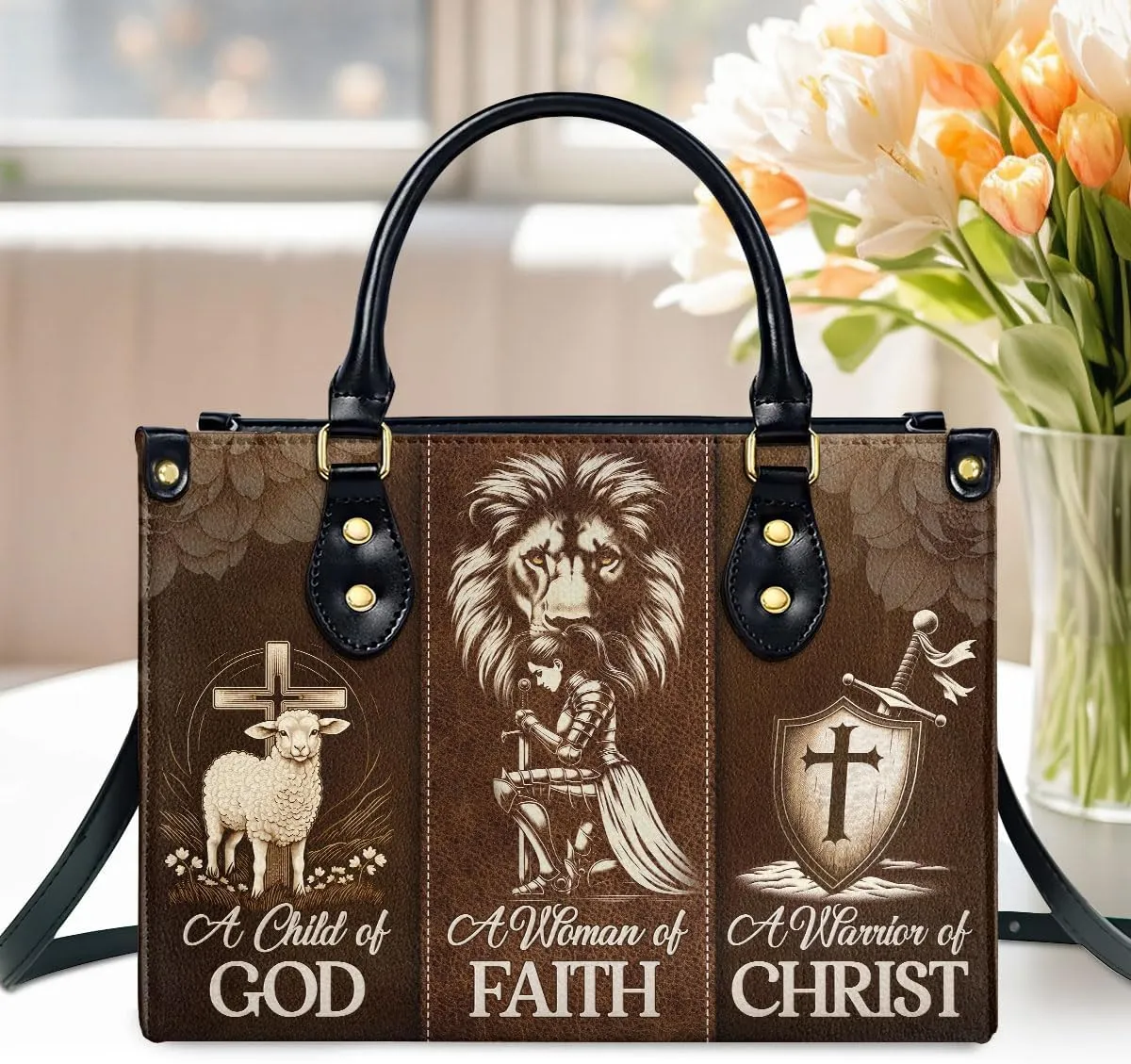 Leather Handbags - Bible Bags, Religious Bag - Christian Gifts