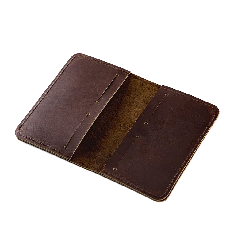 Leather Pocket Folio - Brown