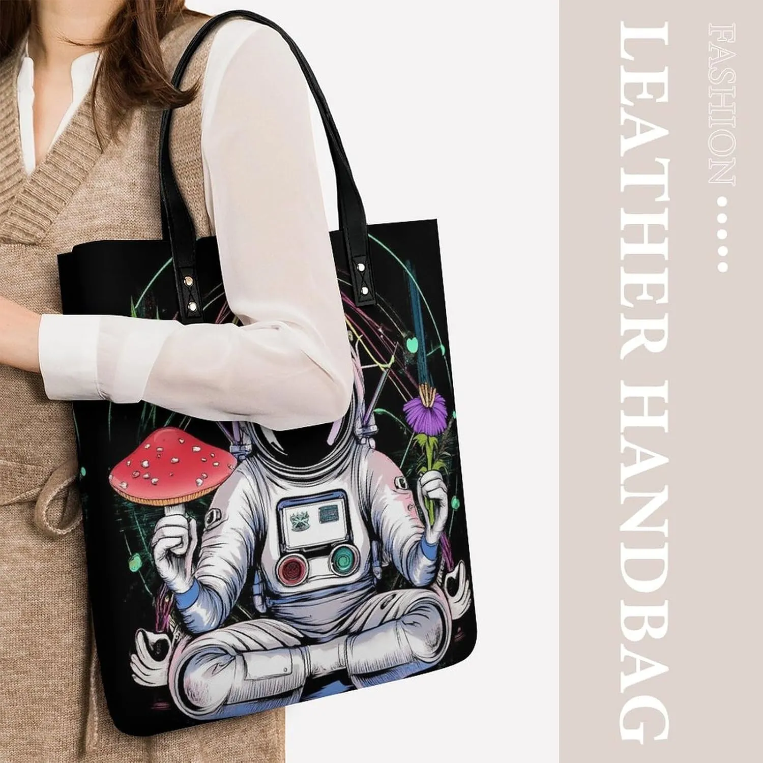 Leather Purse For Women Ladies Tote Shoulder Handbag
