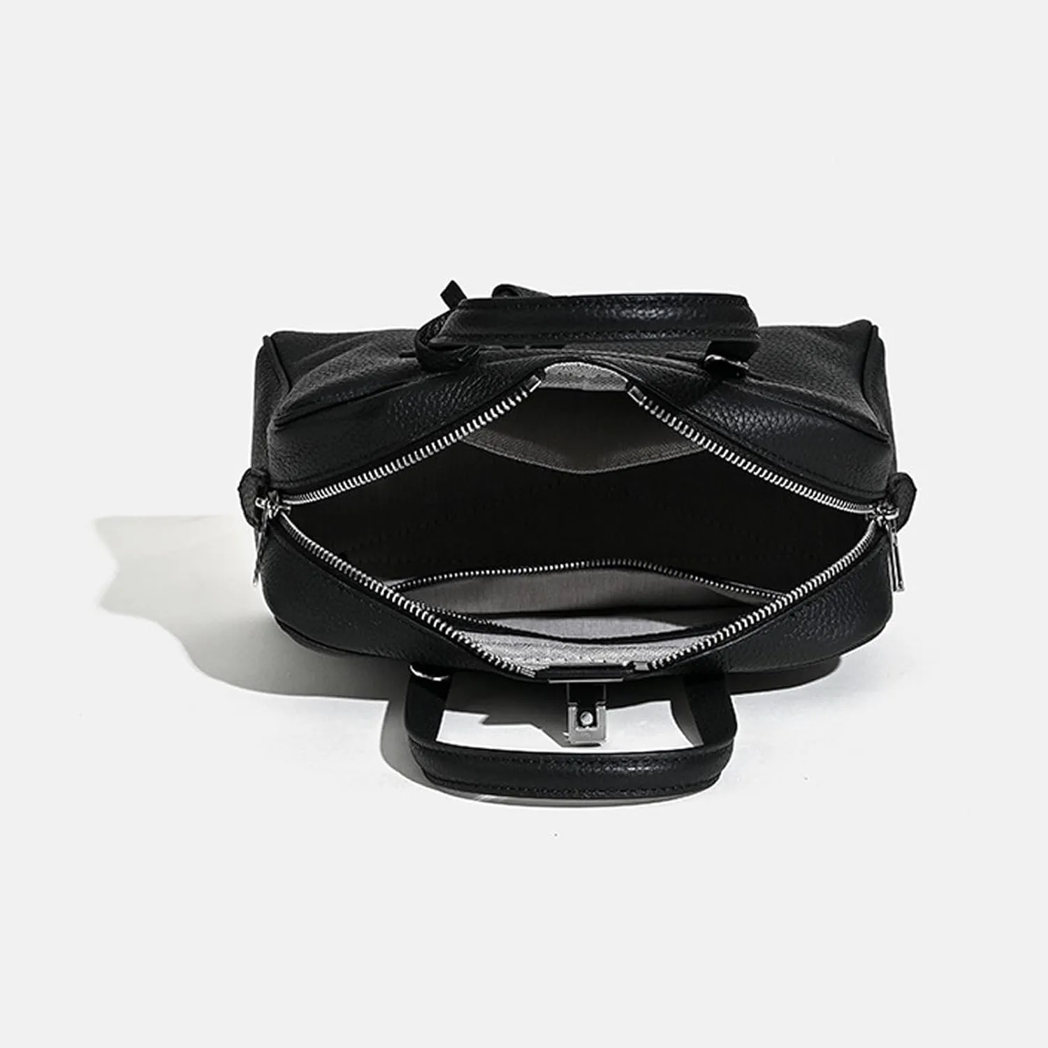 Leather Shoulder Bag for Women,Fashion Classic Top Handle Bag, Designer Purse Crossbody, with Detachable Strap