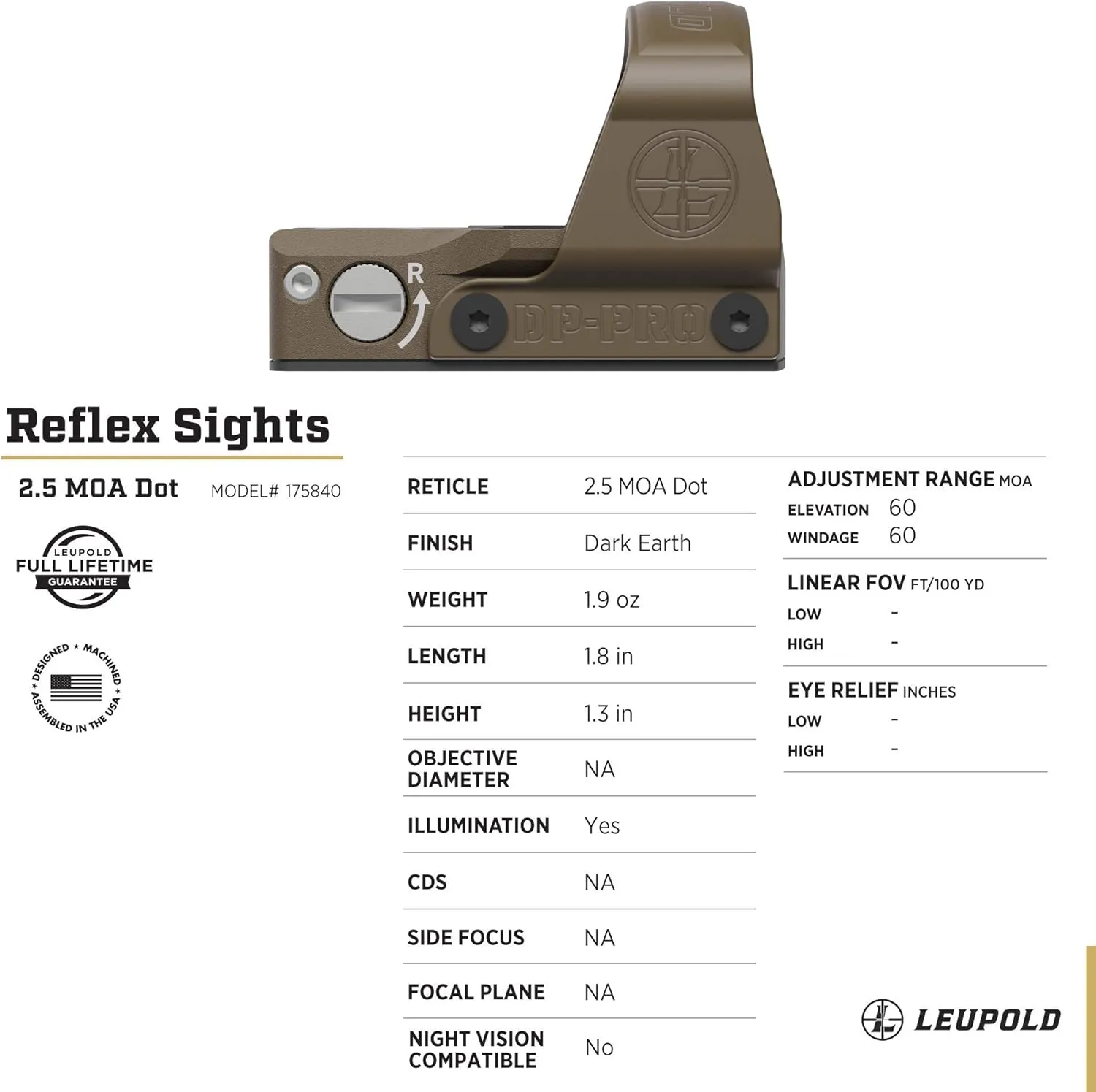 Leupold DeltaPoint Pro Reflex Sight