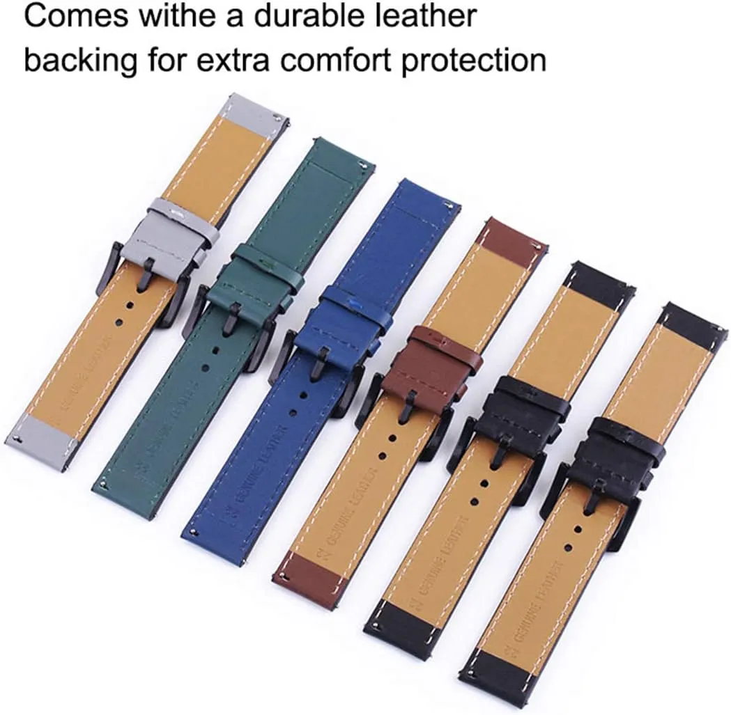 LEVINE watch strapStylish and elegant Watch Straps for Men Women,20mm Watch Strap Classic Calf Leather 22mm Watch Band with Leather Watch Strap Switch Ear Watchbands