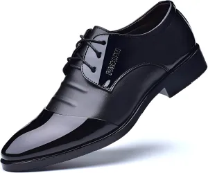 lilaBelle]Stylish Men's Business Casual Shoes - 【Soft Leather】 Dress Shoes for Confident Professionals - 【Comfortable & 】 Office Footwear for -Day Wear