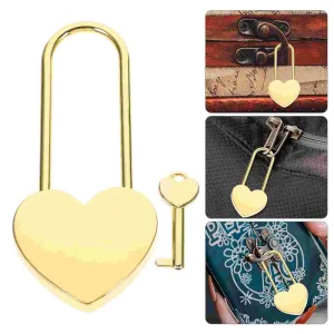 Lock With Key Small Lock Love Decor Gold Decor