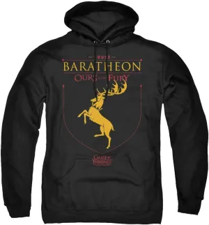 LOGOVISION Game of Thrones House Targaryen Sigil Unisex Adult Pull-Over Hoodie