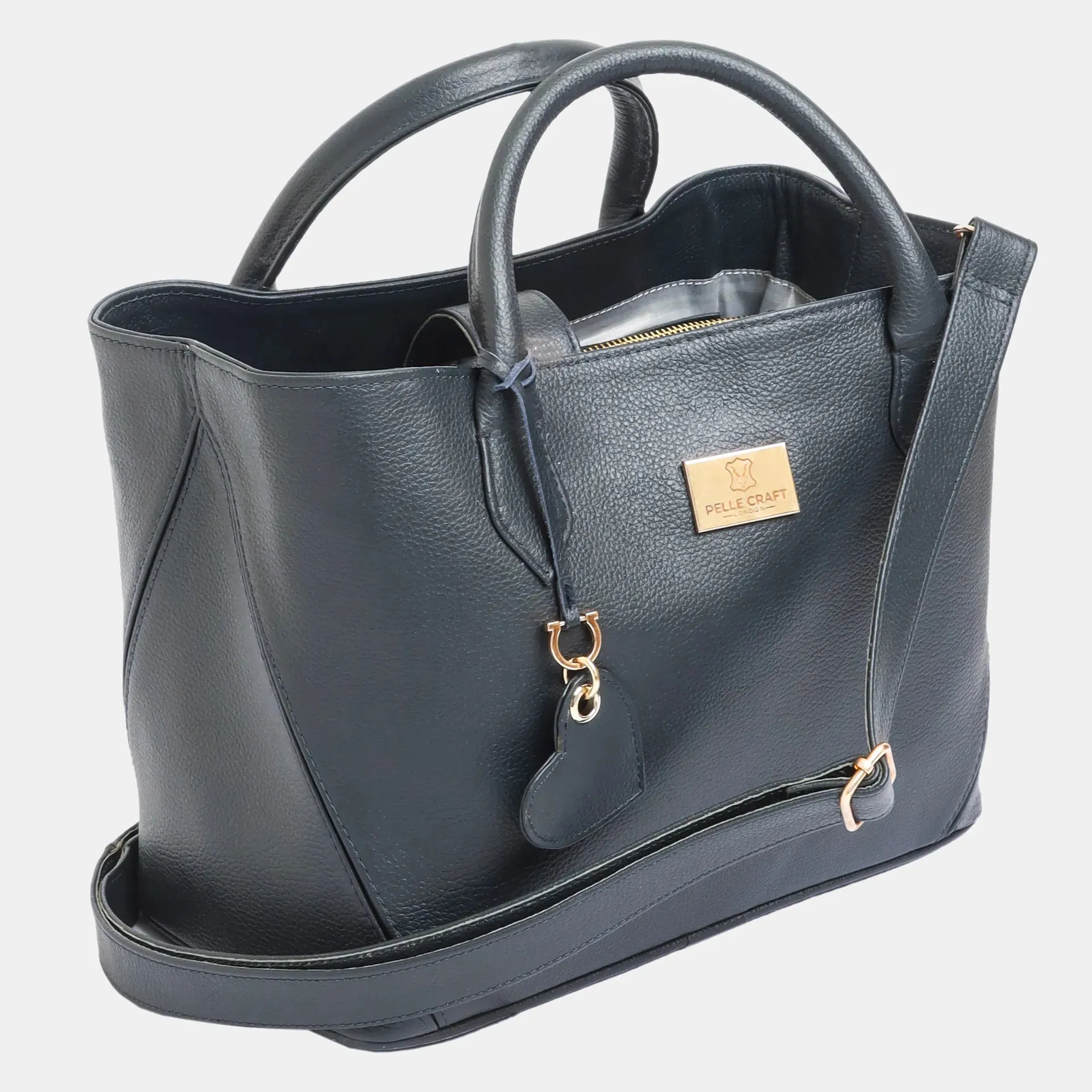 London Tote Bag Royal Blue Pebble
