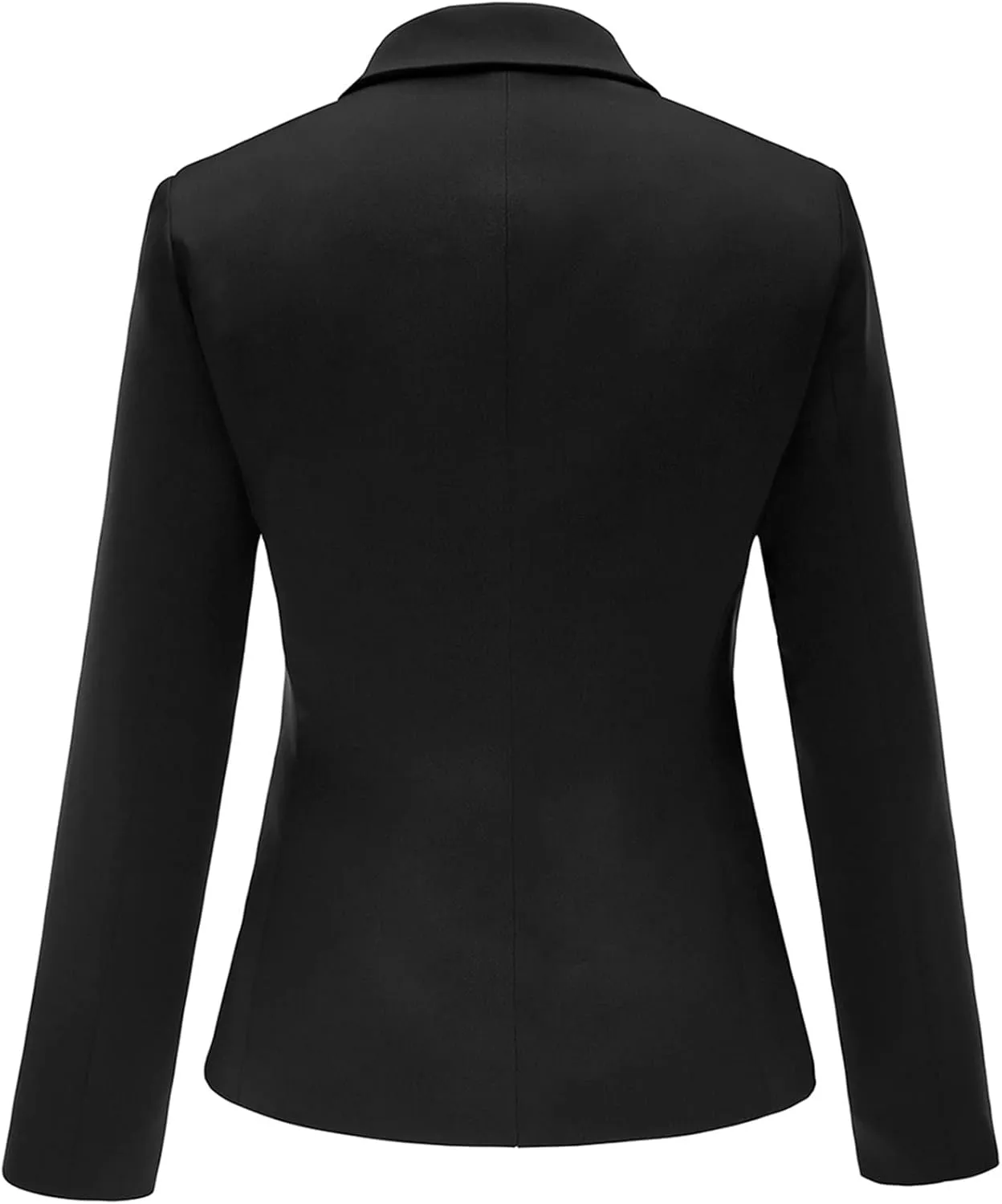 LookbookStore Womens Notched Lapel Pockets Button Work Office Blazer Jacket Suit