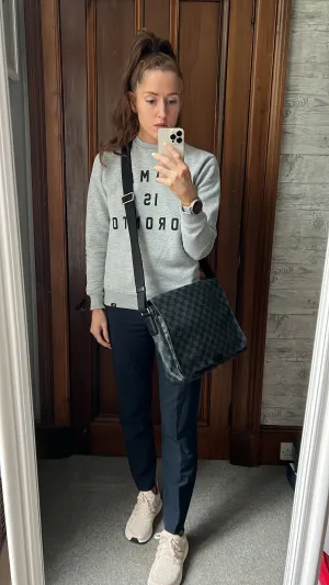 Louis Vuitton PM District Messenger Bag Damier Graphite