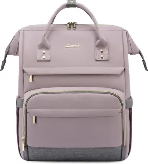 LOVEVOOK Laptop Backpack for Women Fashion Computer Backpack Purse 17 Inch with USB Port Travel Backpack Nurse Teacher Bag for Business Work College
