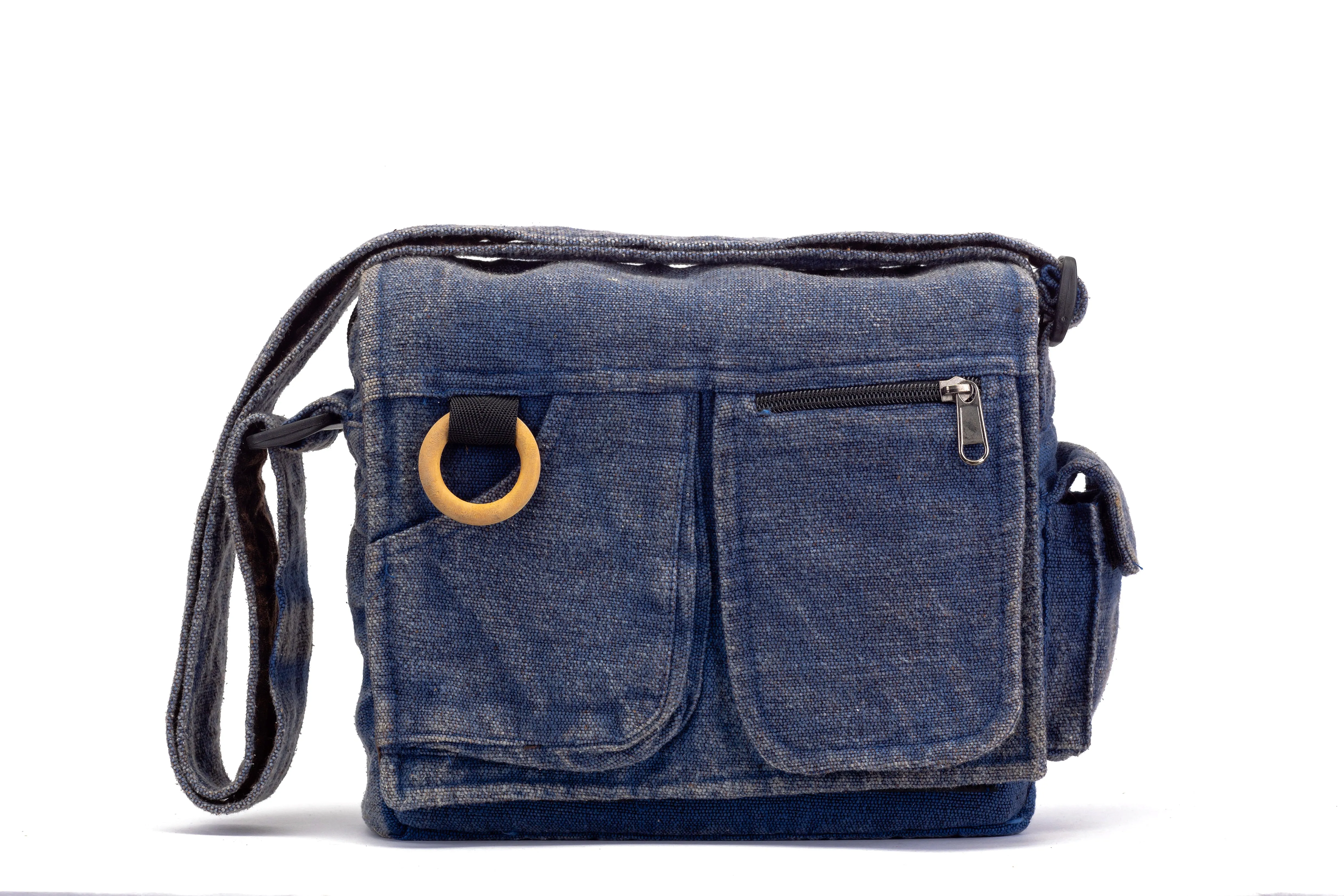 Lukla Stone-Washed Messenger Bag