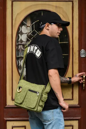 Lukla Stone-Washed Messenger Bag
