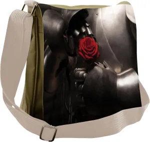 Lunarable Medieval Messenger Bag, Rose, Unisex Cross-body