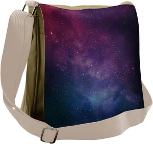 Lunarable Star Messenger Bag, Dreamy Universe Exploration, Unisex Cross-body