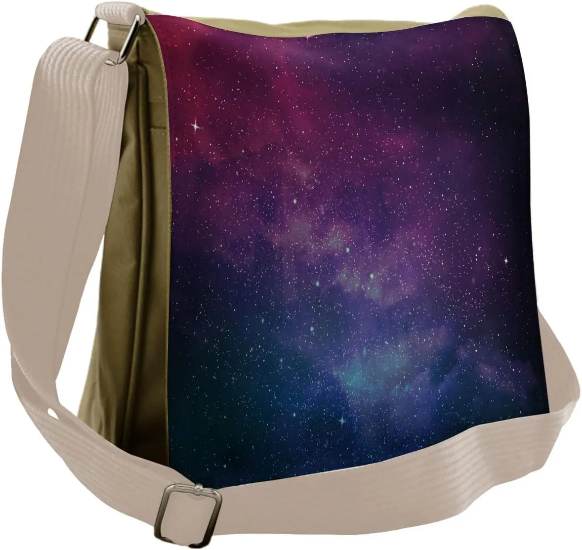 Lunarable Star Messenger Bag, Dreamy Universe Exploration, Unisex Cross-body