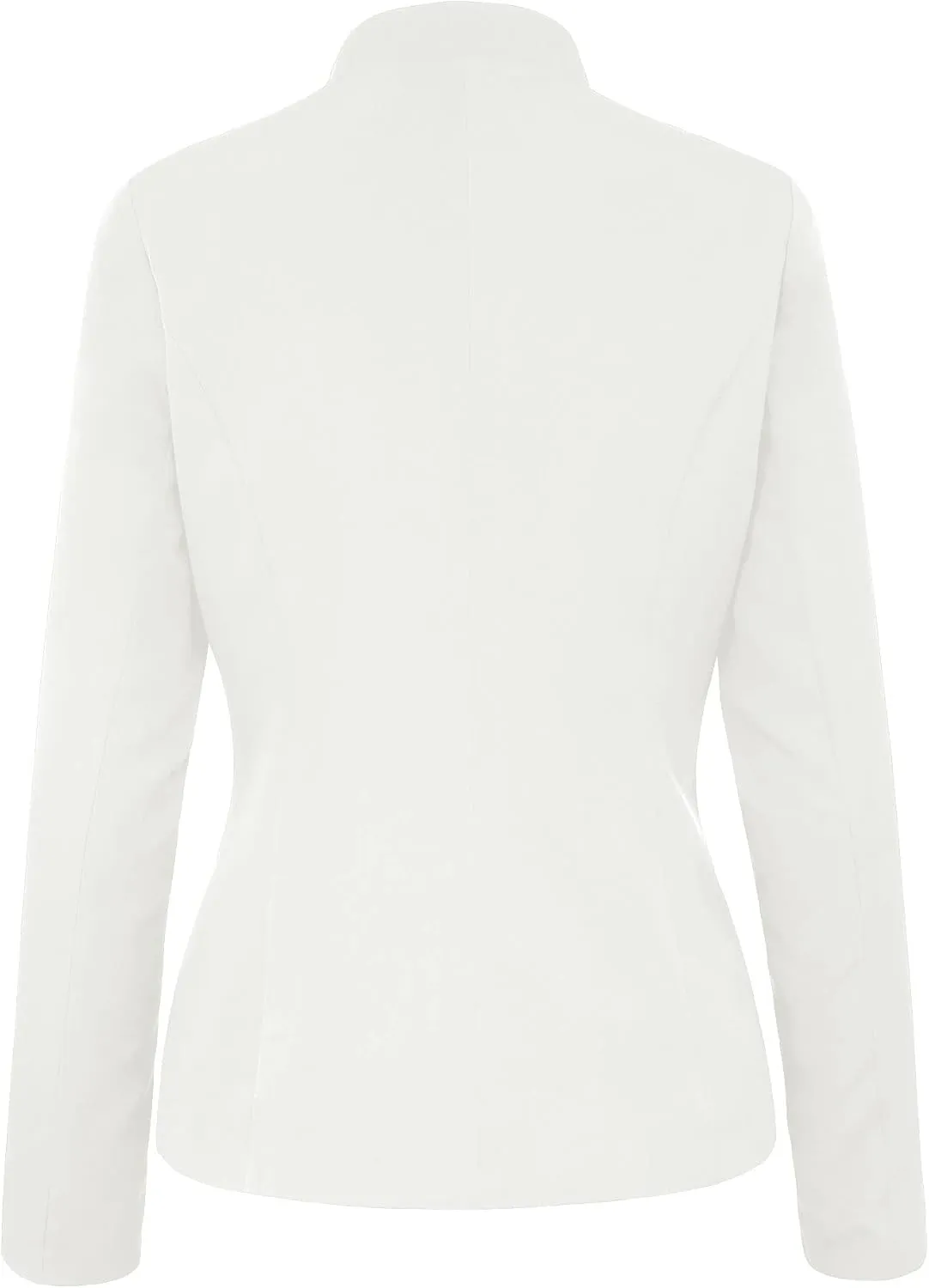 luvamia Women's Open Front Long Sleeves Work Blazer Casual Buttons Jacket Suit