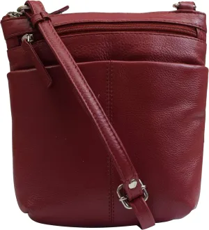 Luxury Women's Quality Zipper Purse Handbag Genuine Leather Ladies Crossbody Shoulder Bag