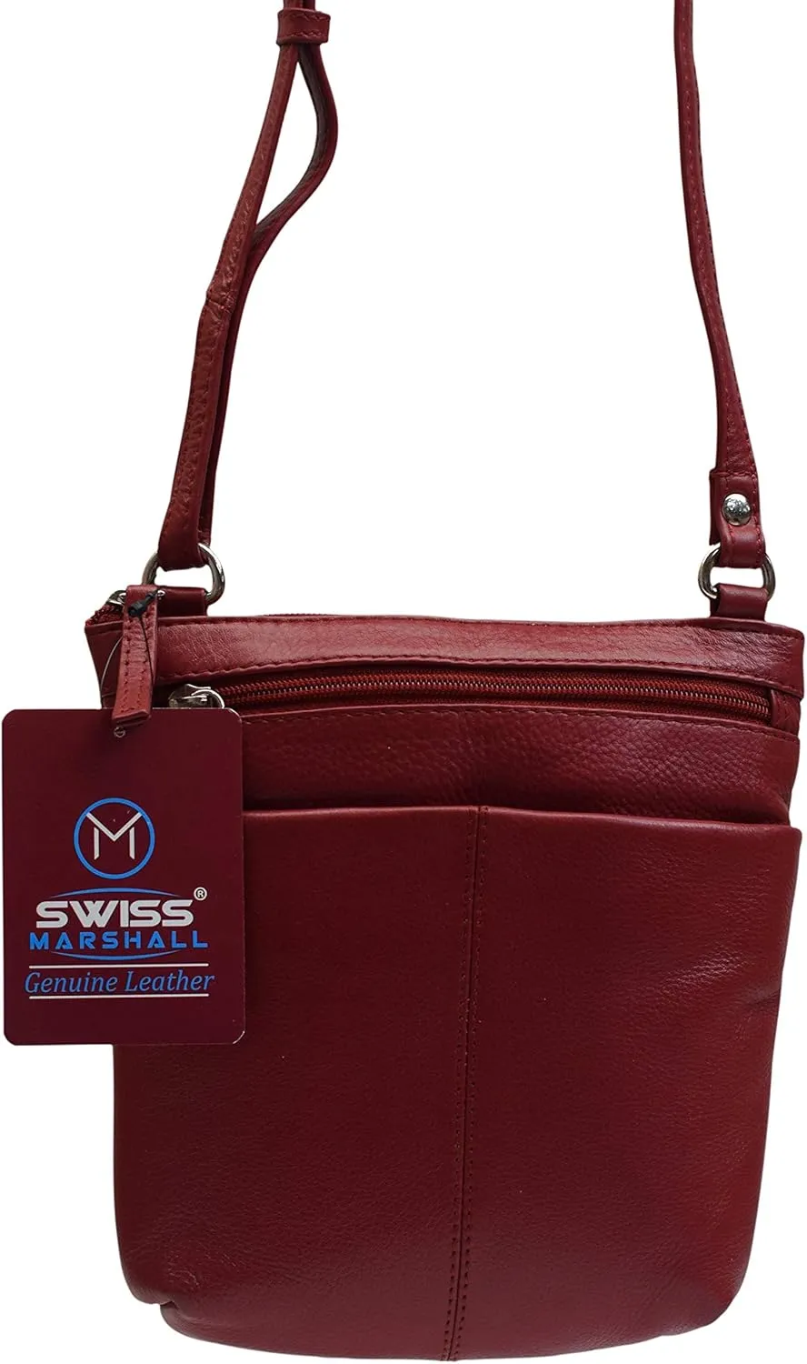 Luxury Women's Quality Zipper Purse Handbag Genuine Leather Ladies Crossbody Shoulder Bag