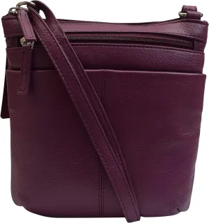 Luxury Women's Quality Zipper Purse Handbag Genuine Leather Ladies Crossbody Shoulder Bag