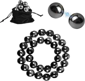 Magnetic Balls Fidget Toy, Adult Fidget Toys, Magnet Balls Can Replace Ferrite Putty, Office Desktop Decoration, Stress Relief, Anti Anxiety Magnetic Balls,Executive Desk Toys (30 Pcs Black)