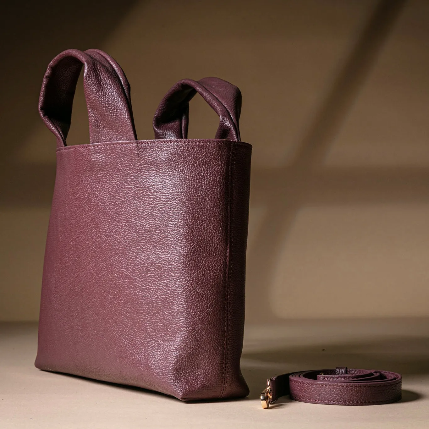 Mairi Small Tote | Burgundy